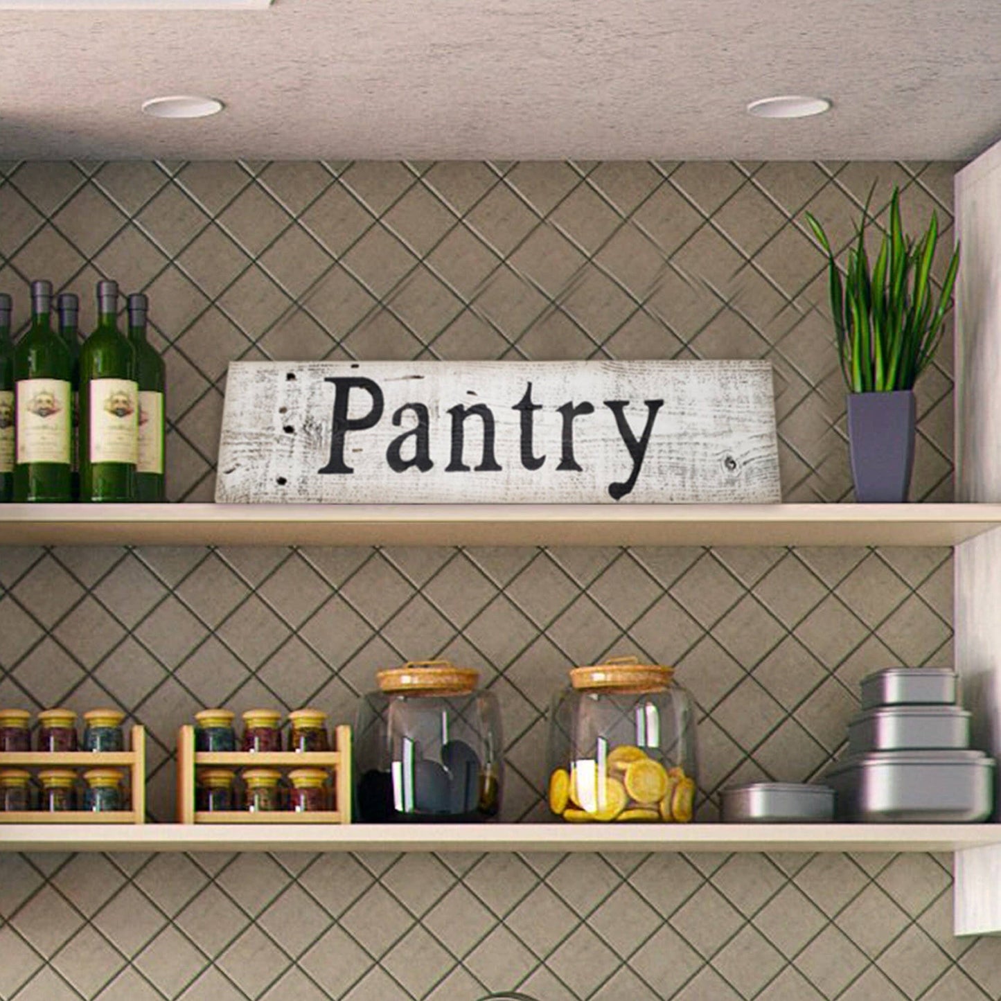 Pantry Sign - Rustic Farmhouse Decor Sign