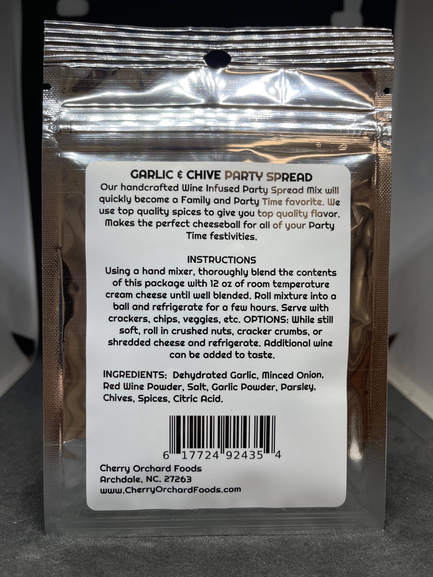 Cherry Orchard Foods Premium Packaging Infused Party Spreads
