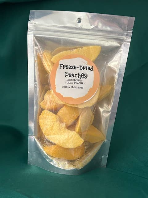 Freeze Dried Peach slices