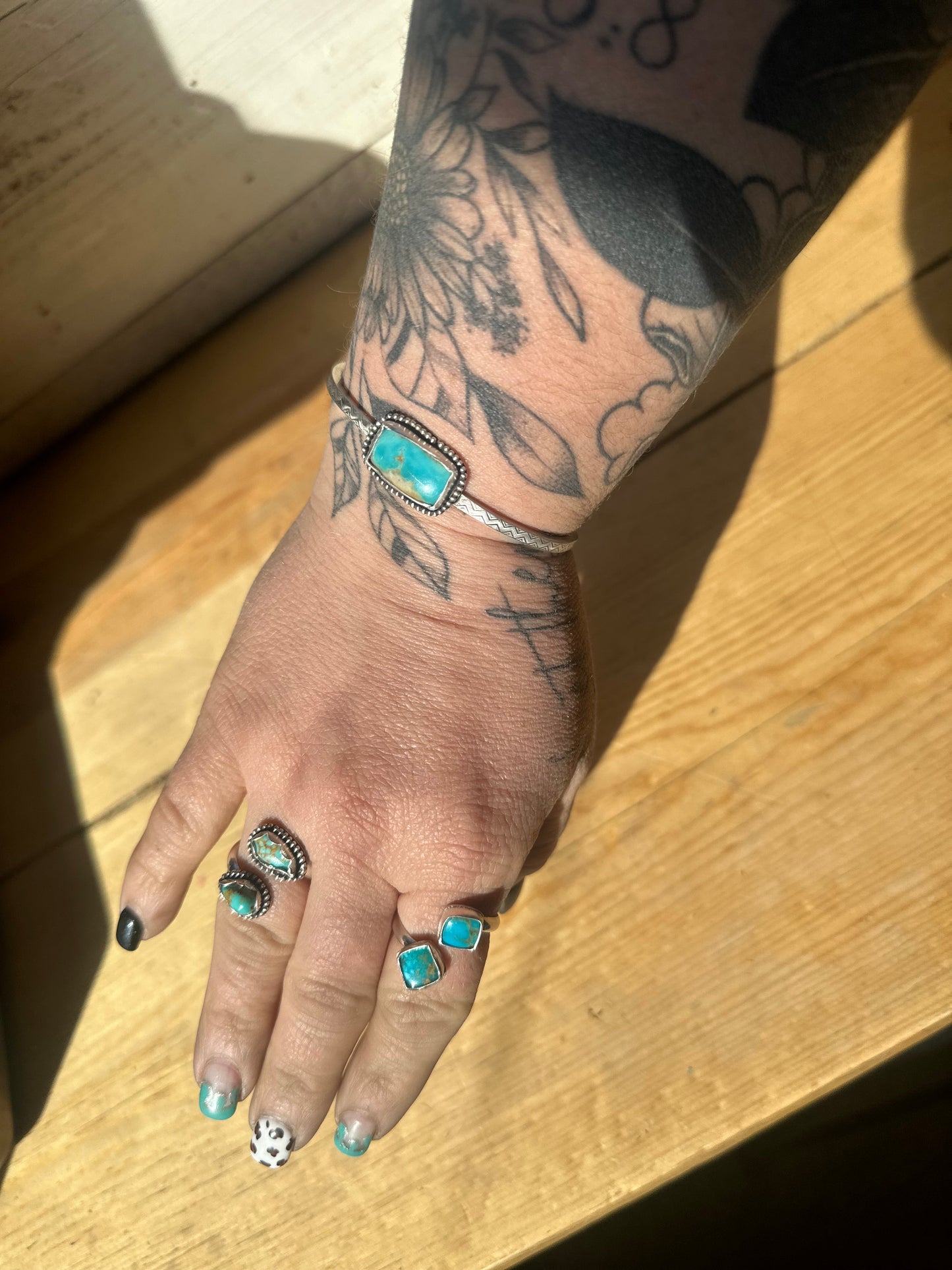 Pilot Mountain Turquoise cuff