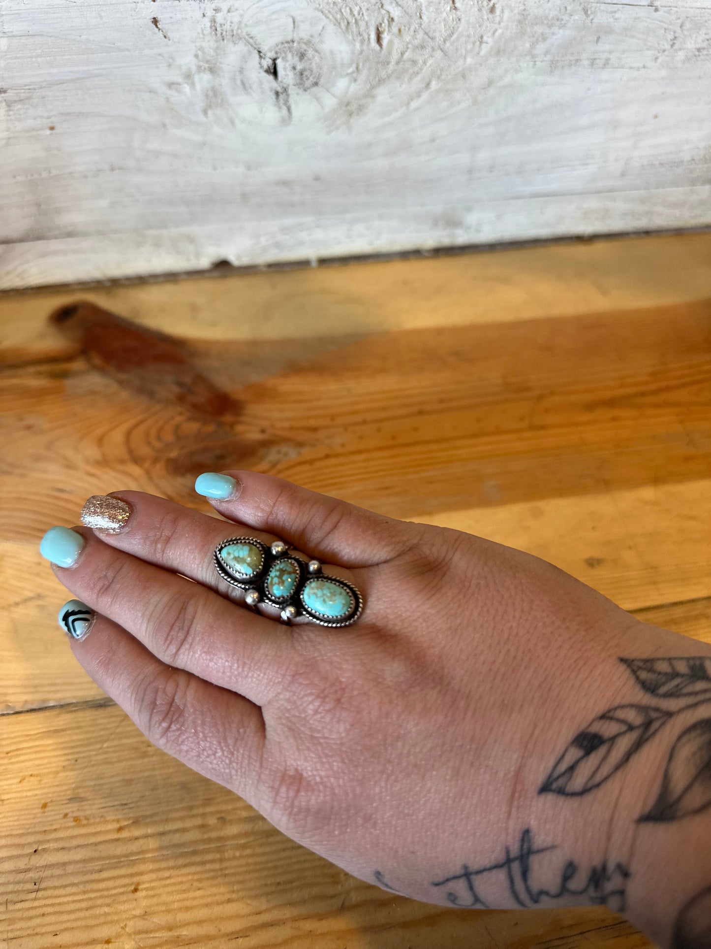 Turquoise Mine 8 ring size 7