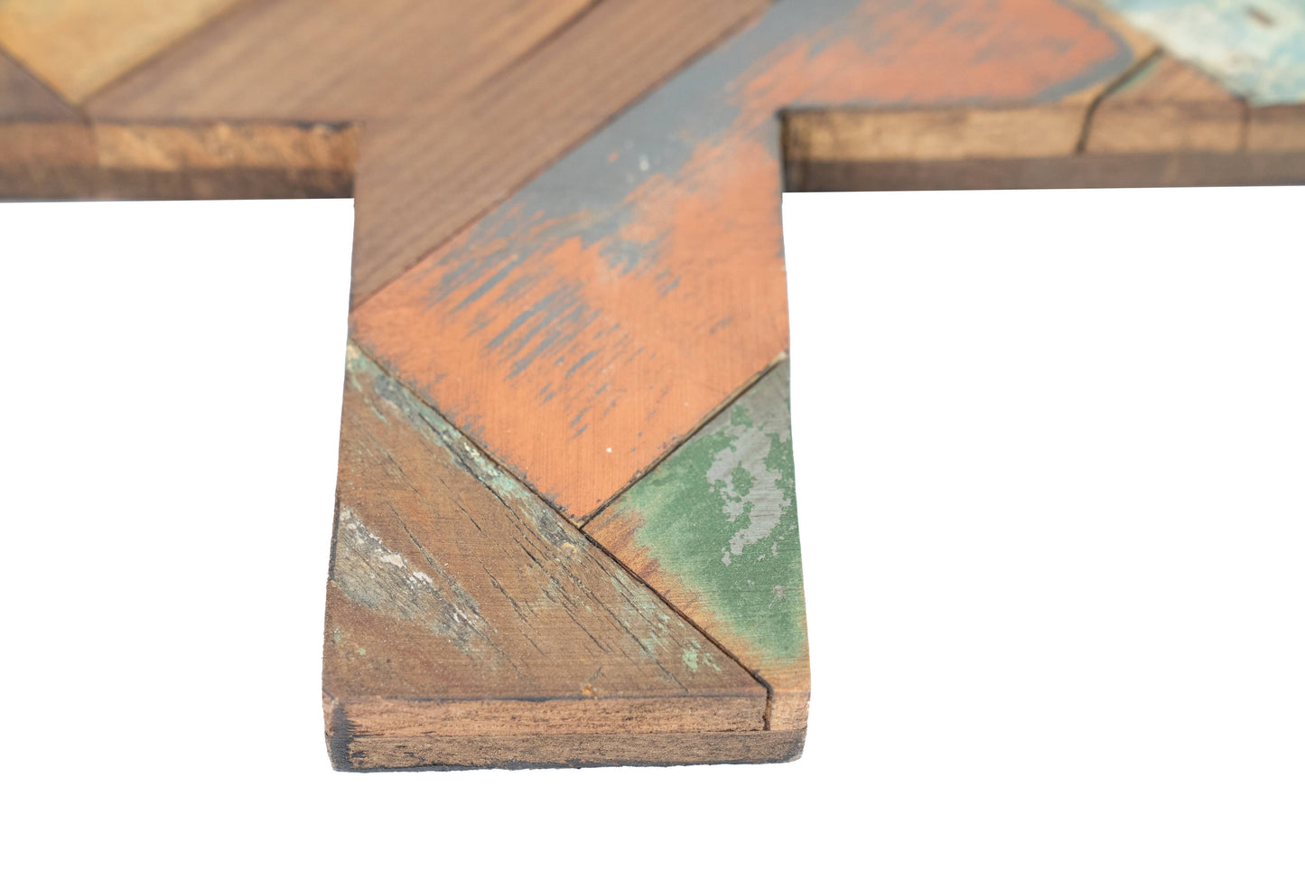 Reclaimed Wood Large Cross-Wall Decor