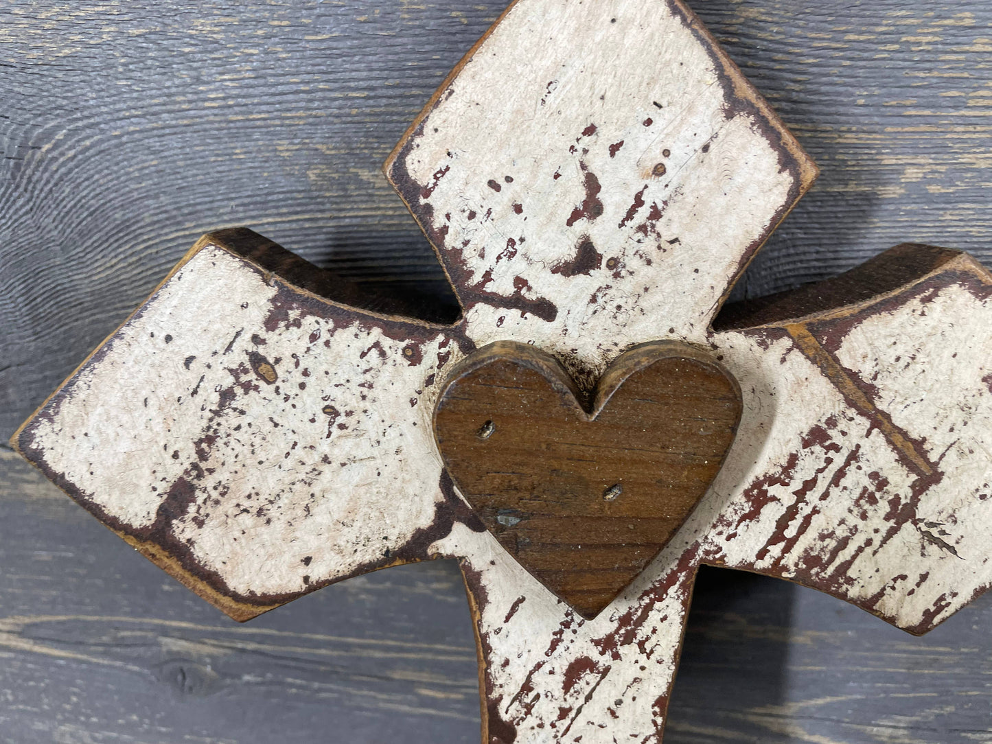 Reclaimed Wood Gothic Cross-Wall Decor