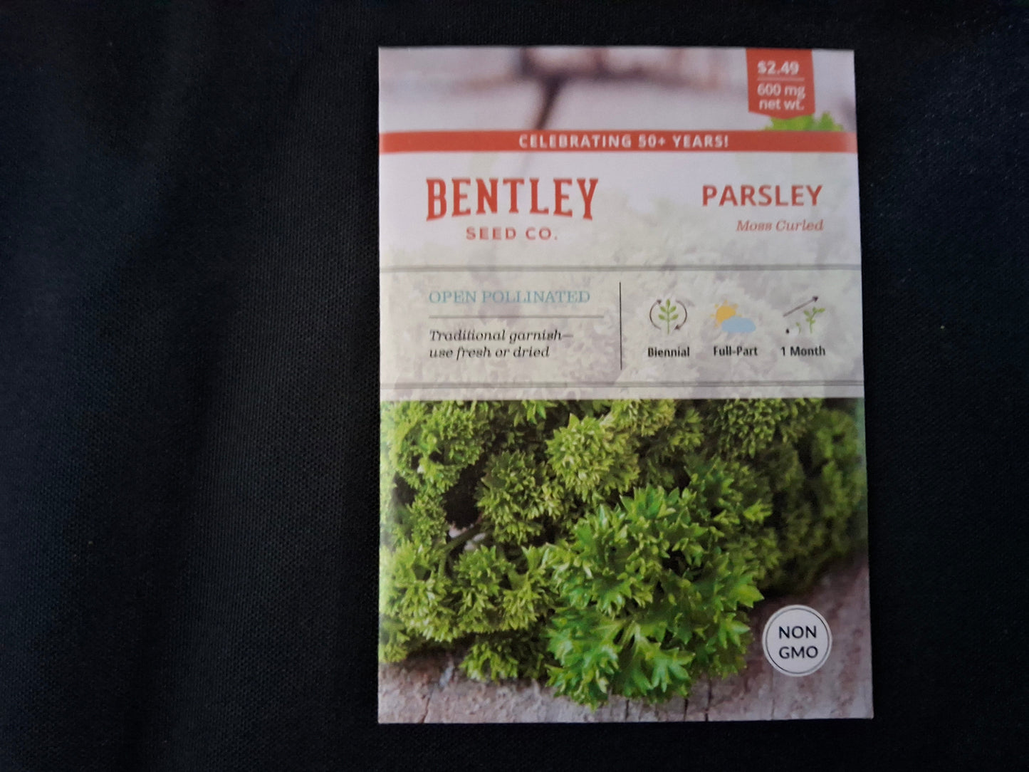 Parsley, Moss Curled Seed Packets - 72