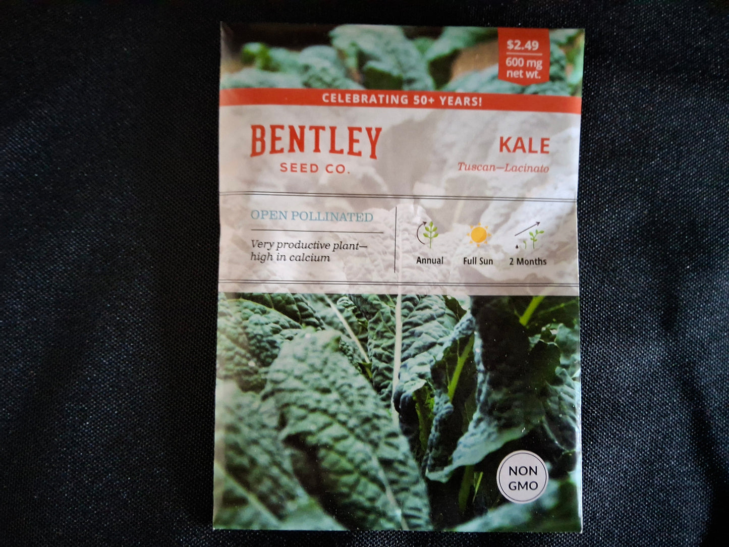 Kale, Lacinato Seed Packets - 557