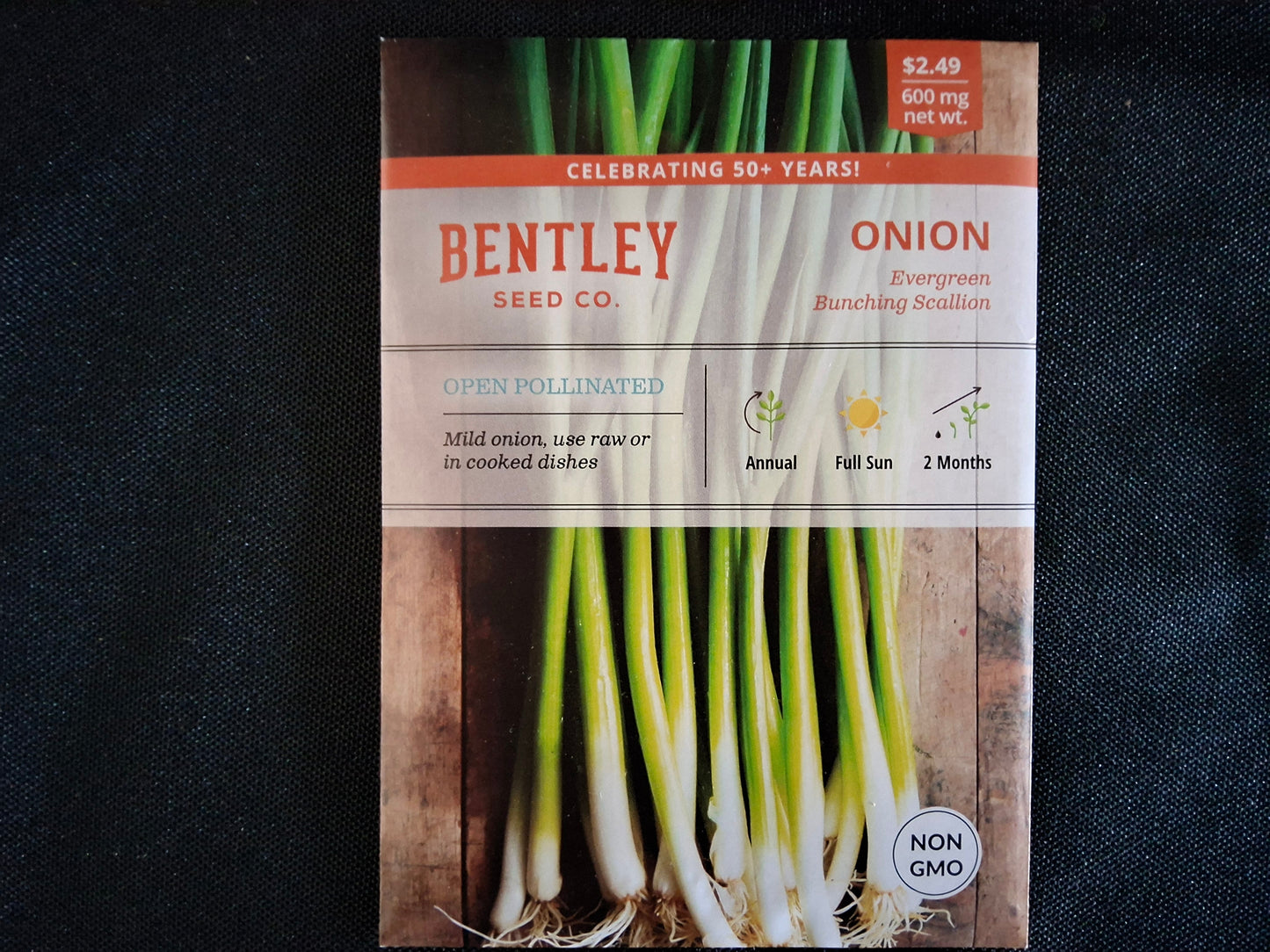 Onion, Evergreen Bunching Seed Packets - 32