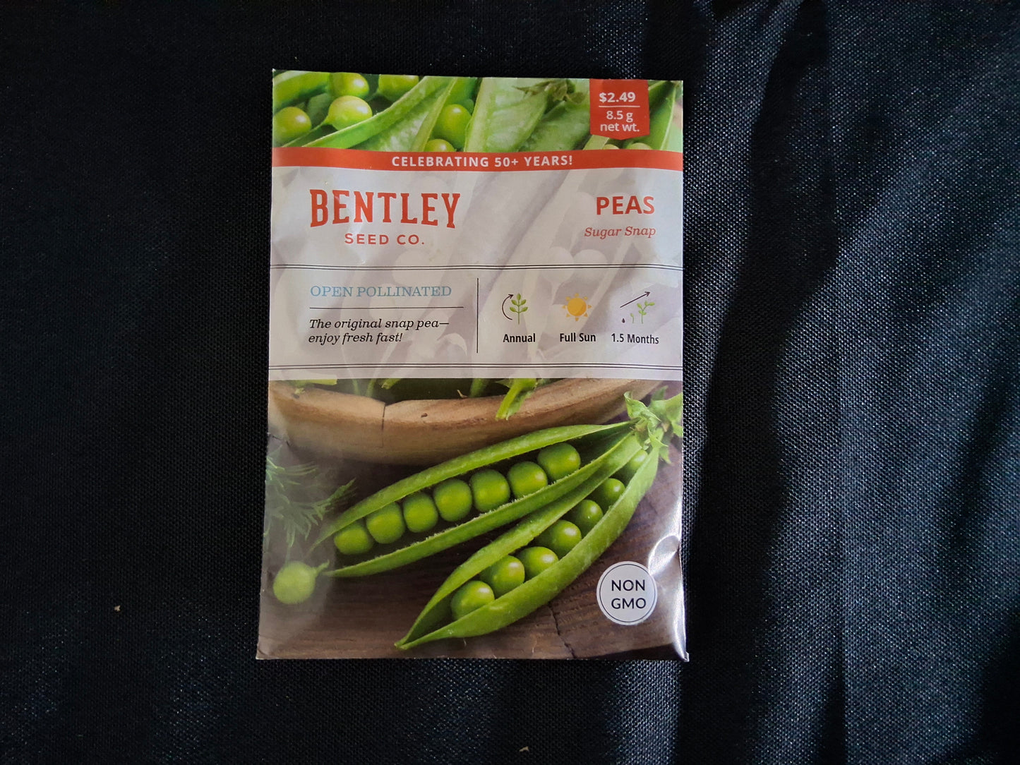 Peas, Sugar Snap Seed Packets - 1142