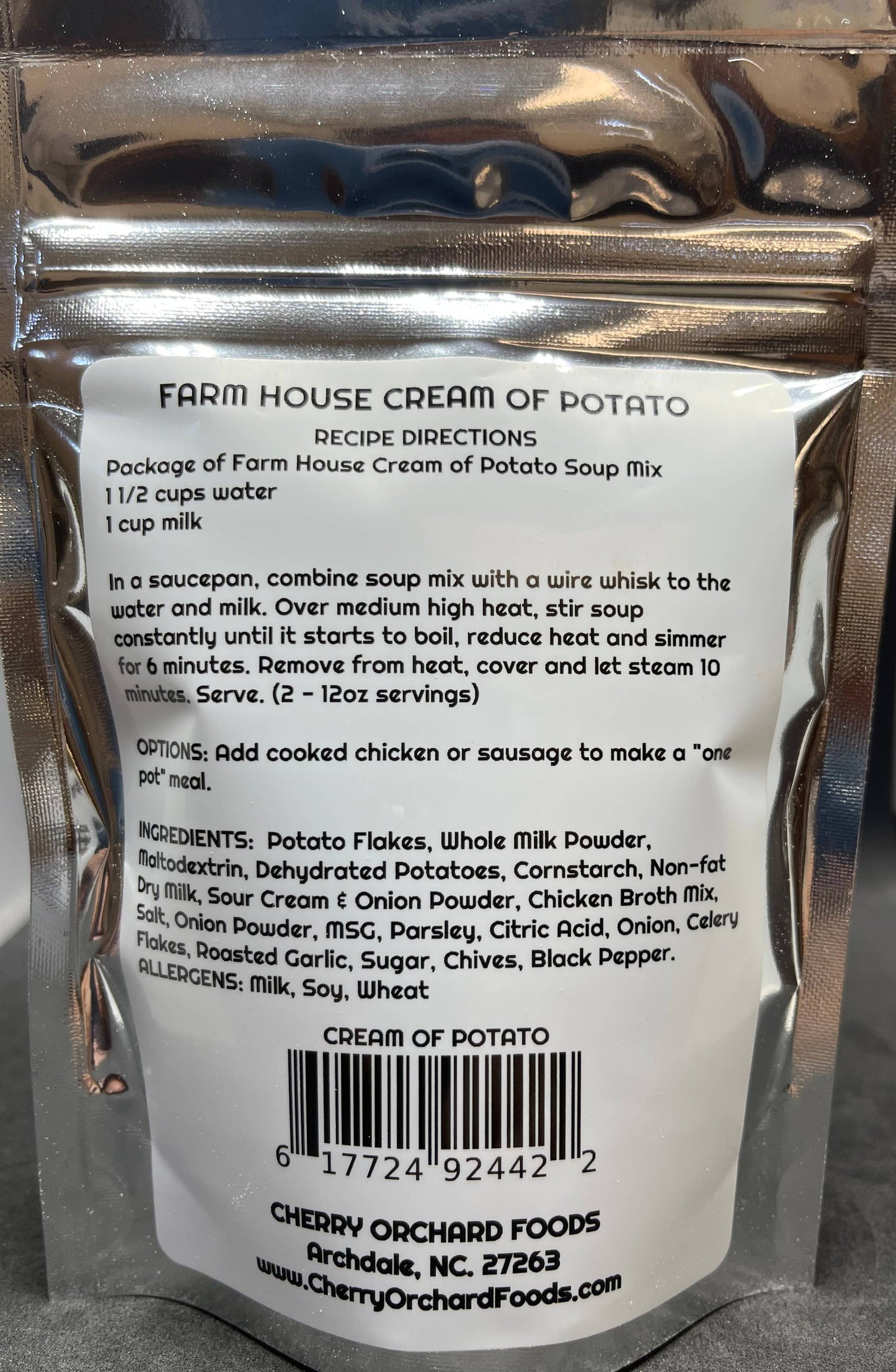 Farm House Country Style Soup "Soup for Two"