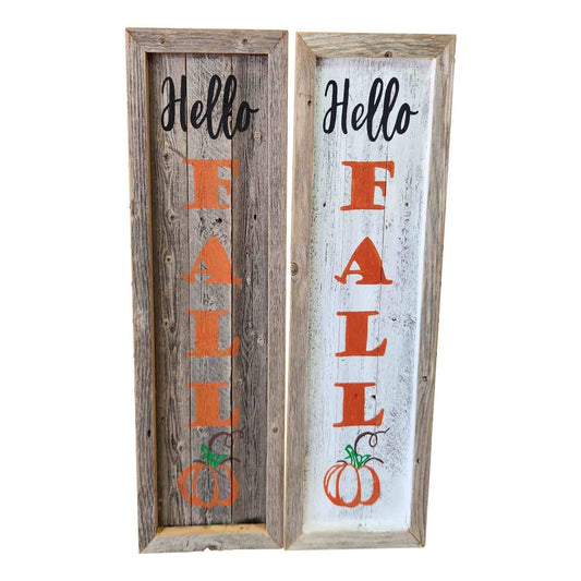 Hello Fall Sign For Front Porch Or Hanging Decor