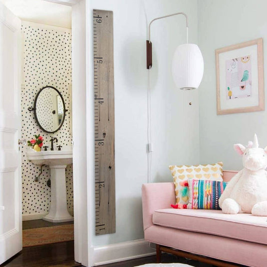 Growth Chart For Kids Made From Reclaimed Wood