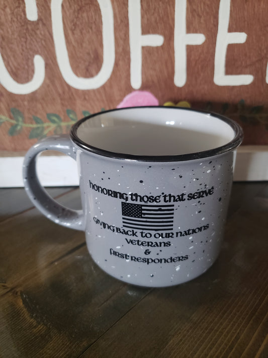 Ceramic Campfire Coffee Mugs 13 oz