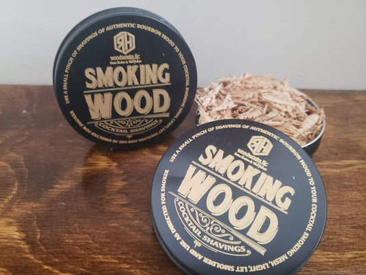 Cocktail Smoker, Authentic Bourbon Wood Shaving