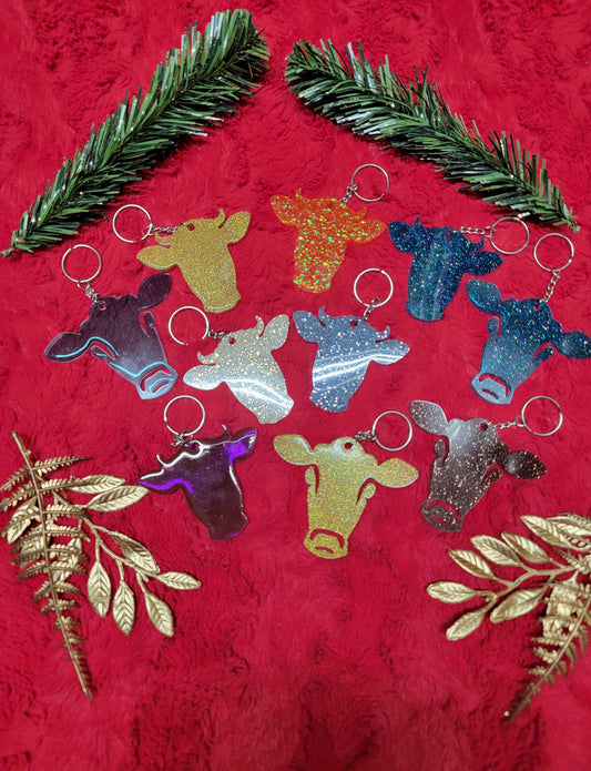 Mystery keychains cow