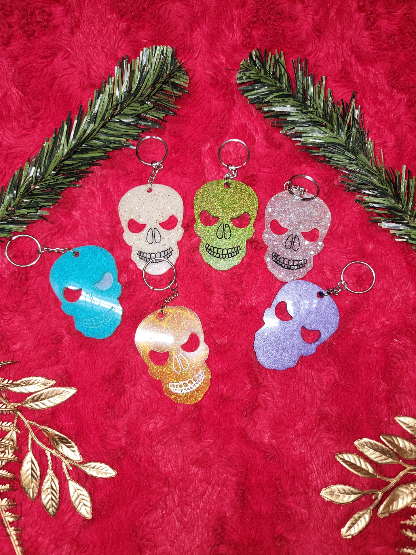 Mystery keychains skull