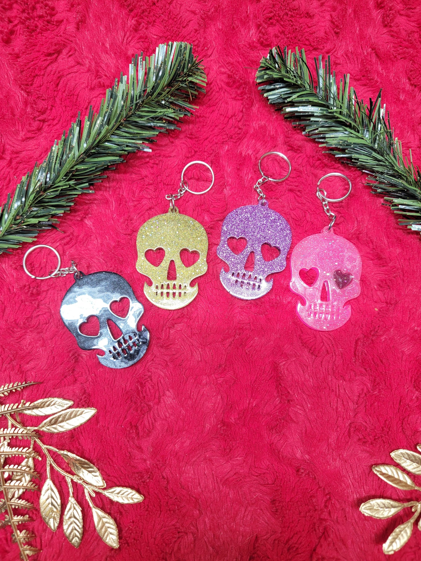 Mystery keychains skull