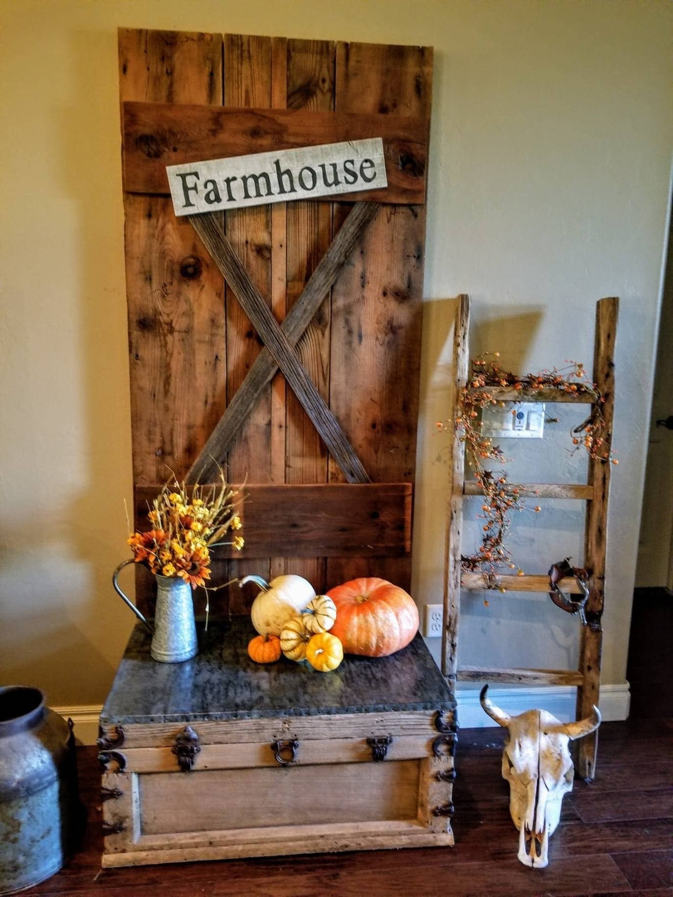 Farmhouse Sign Made From Reclaimed Wood -True Rustic
