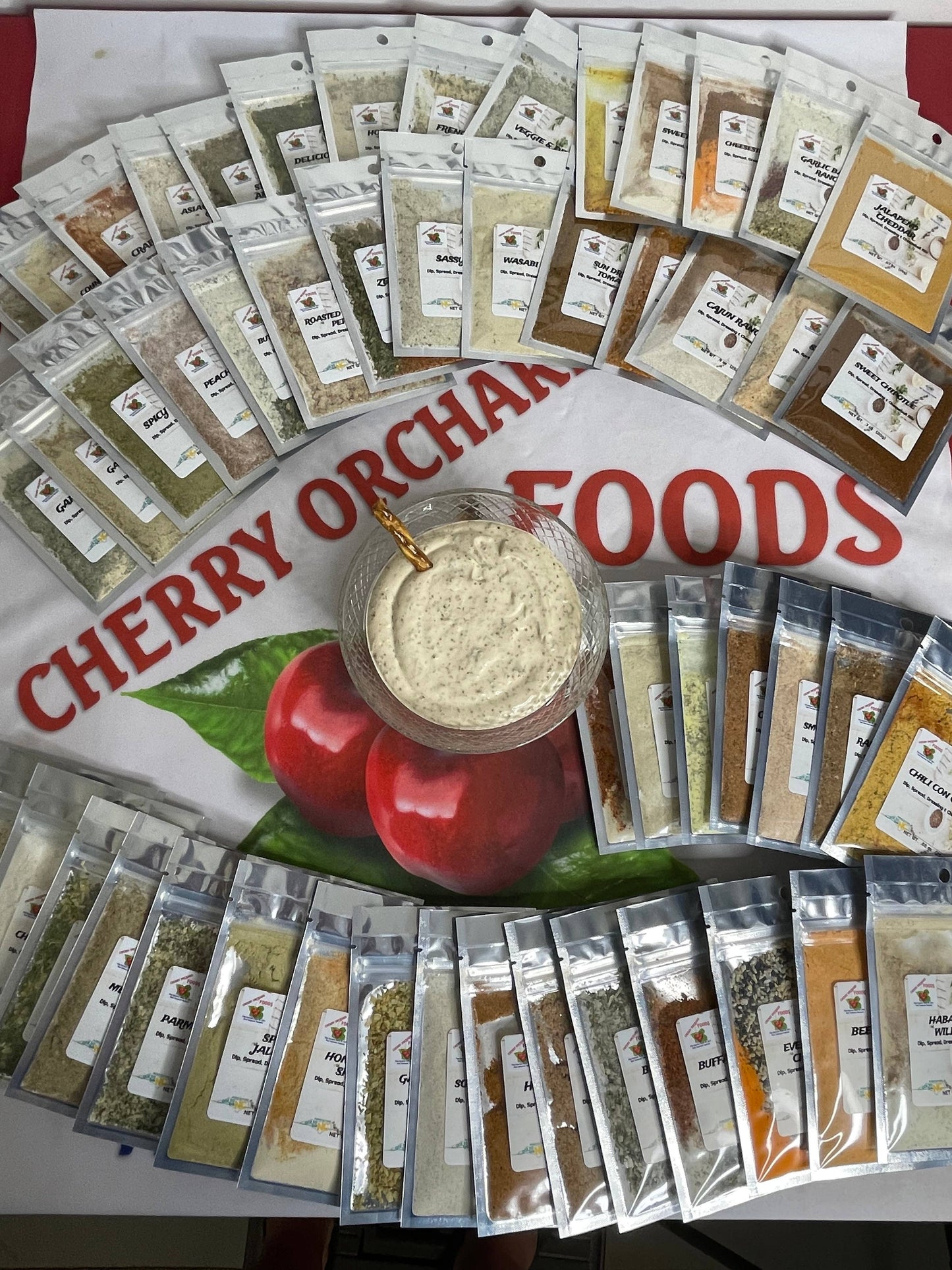 Cherry Orchard Foods Premium Packaging Dip Mixes