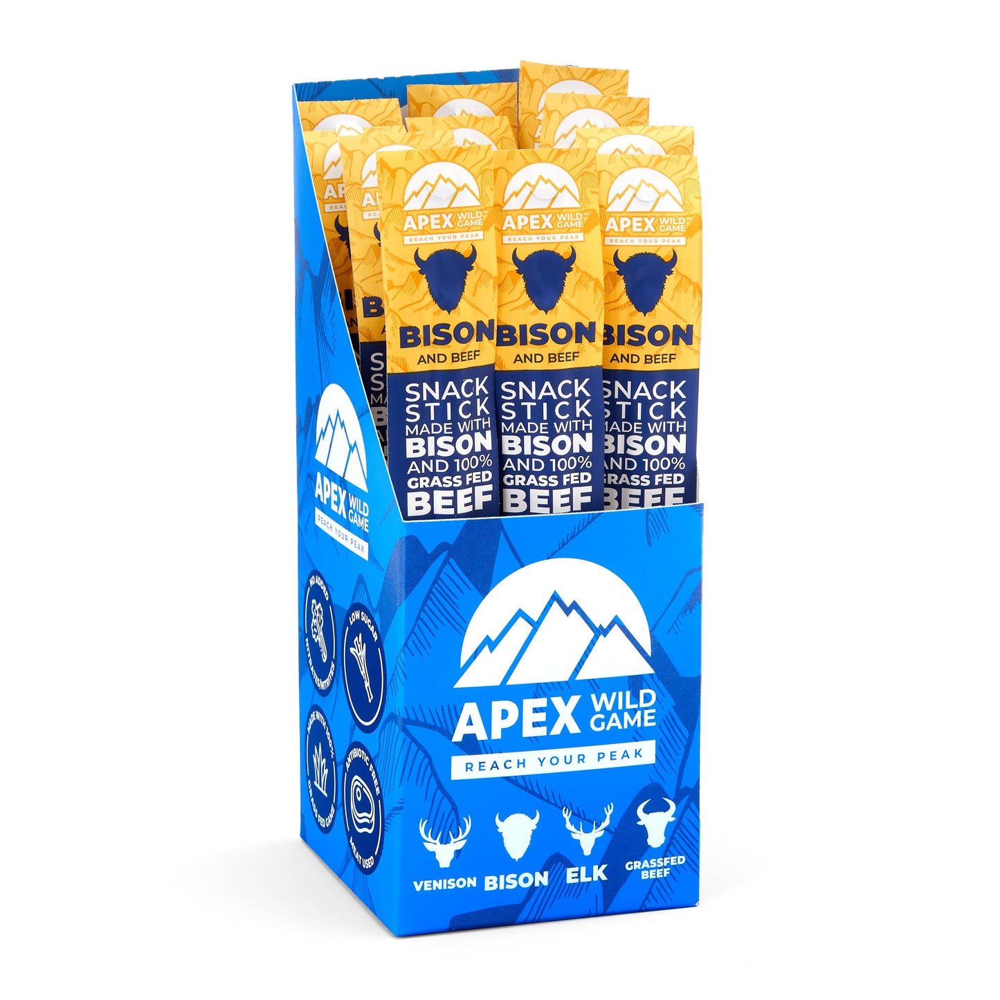 Bison & Grass Fed Beef Snack Sticks
