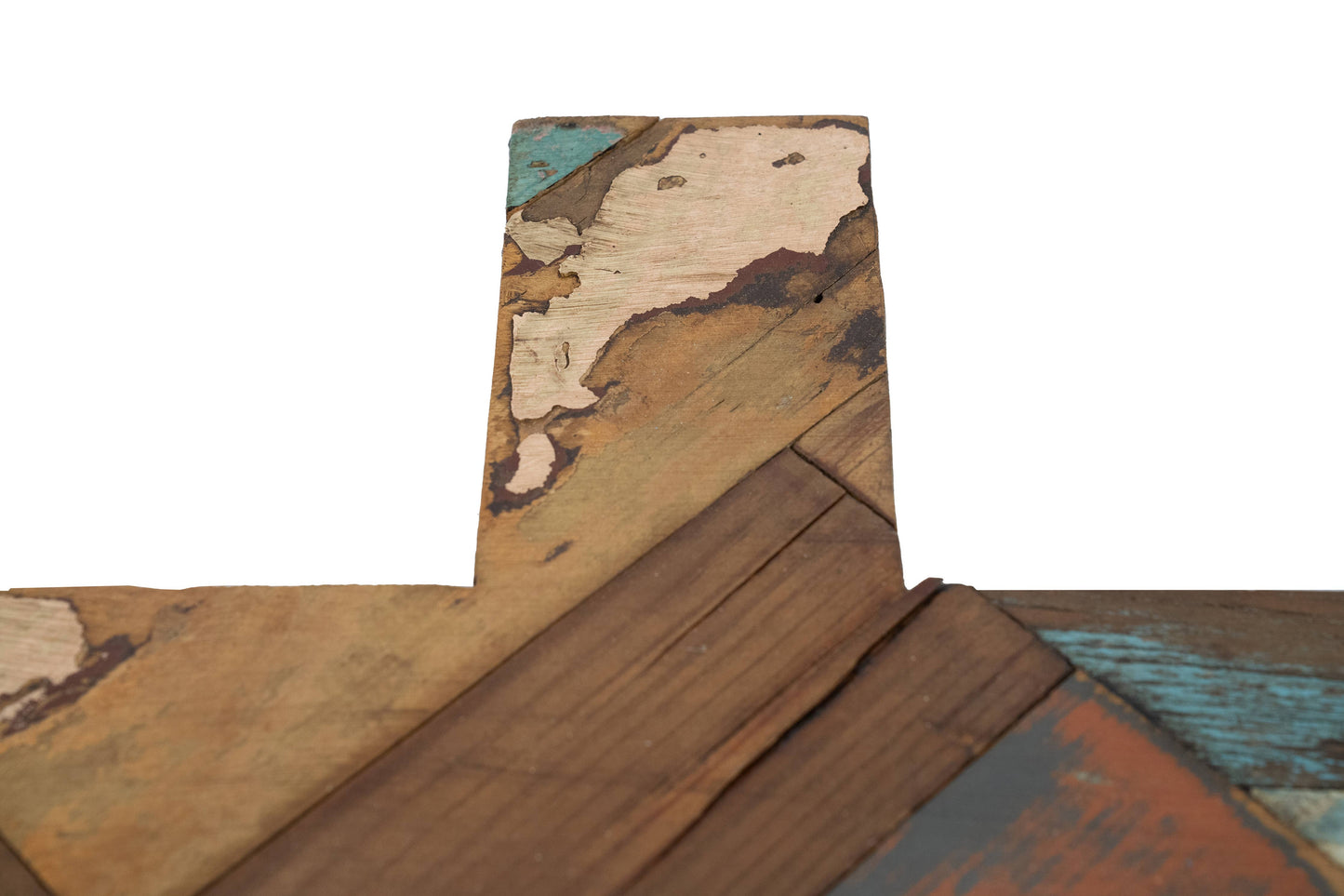 Reclaimed Wood Large Cross-Wall Decor