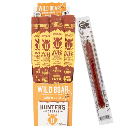Wild Boar Meat Sticks - 24 Pack