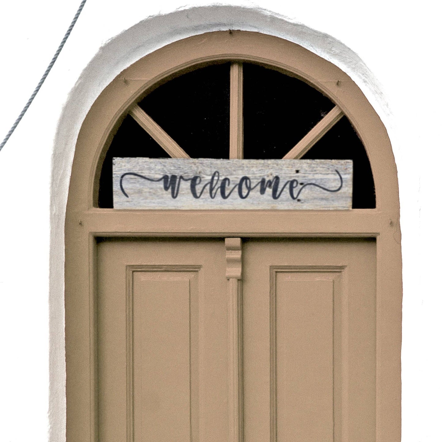 Wood Welcome Sign Made With Reclaimed Wood