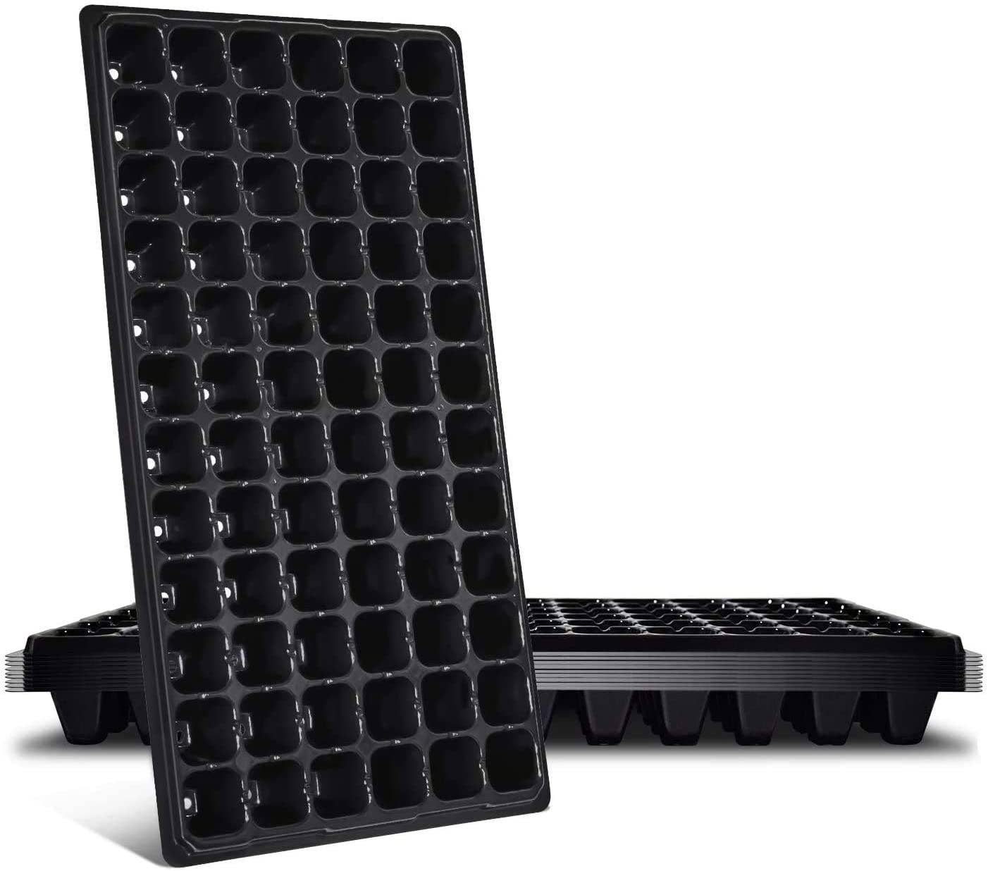 10-200 Pack 72 Cell Seedling Trays with Drain Holes