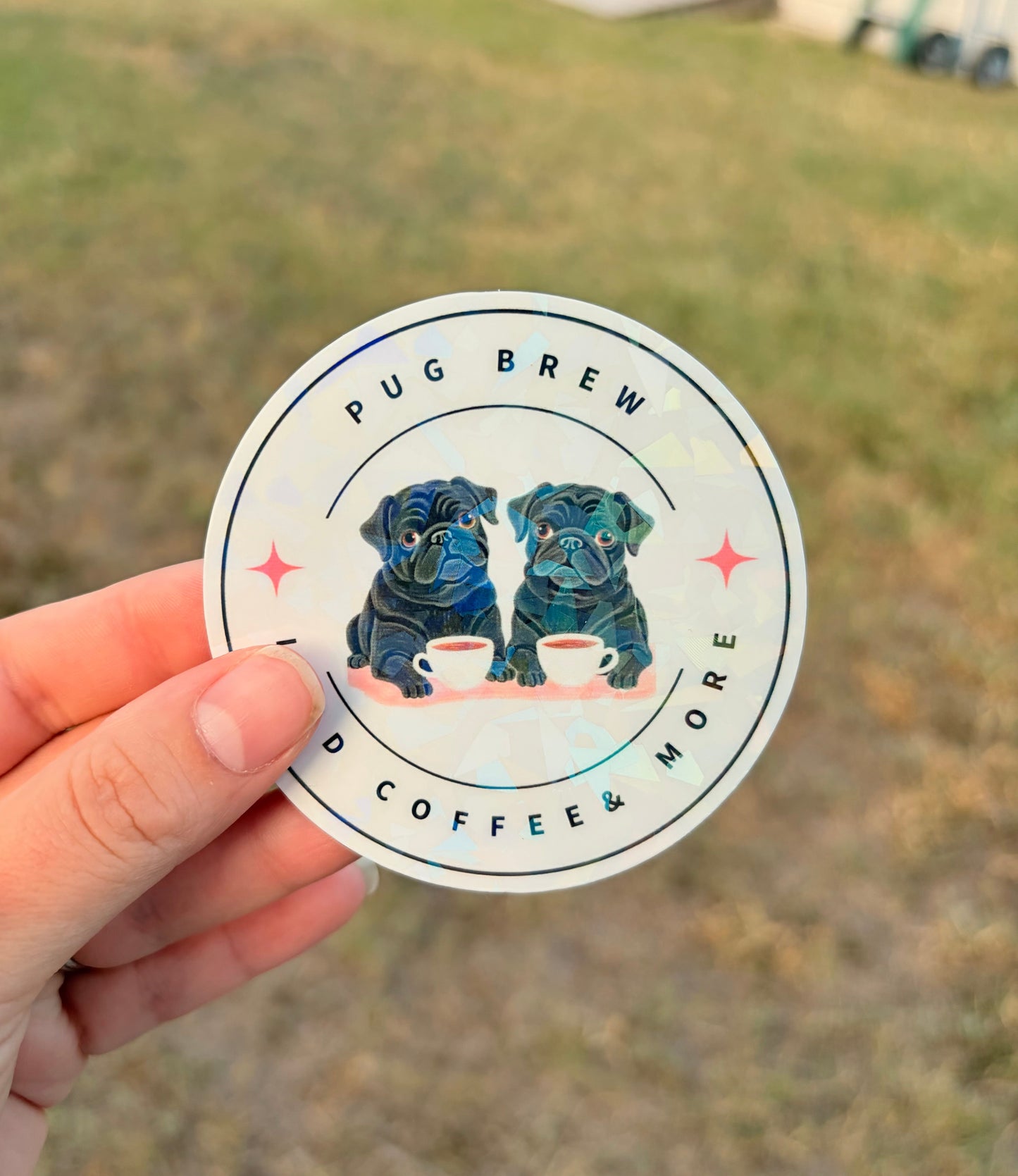 3’ Shiny Business Logo Stickers!