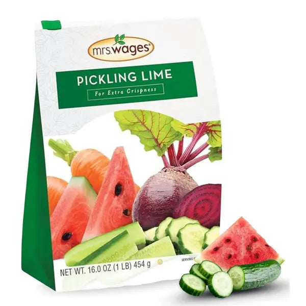 Mrs. Wages 1 lb Pickling Lime Resealable Bag