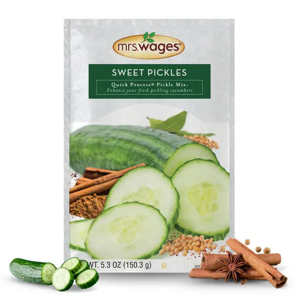 Mrs. Wages 5.3 oz Sweet Pickles Quick Process Mix