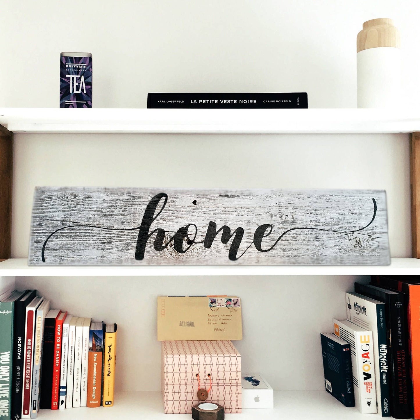 Home Sign Made From Rustic Reclaimed Wood - Farmhouse