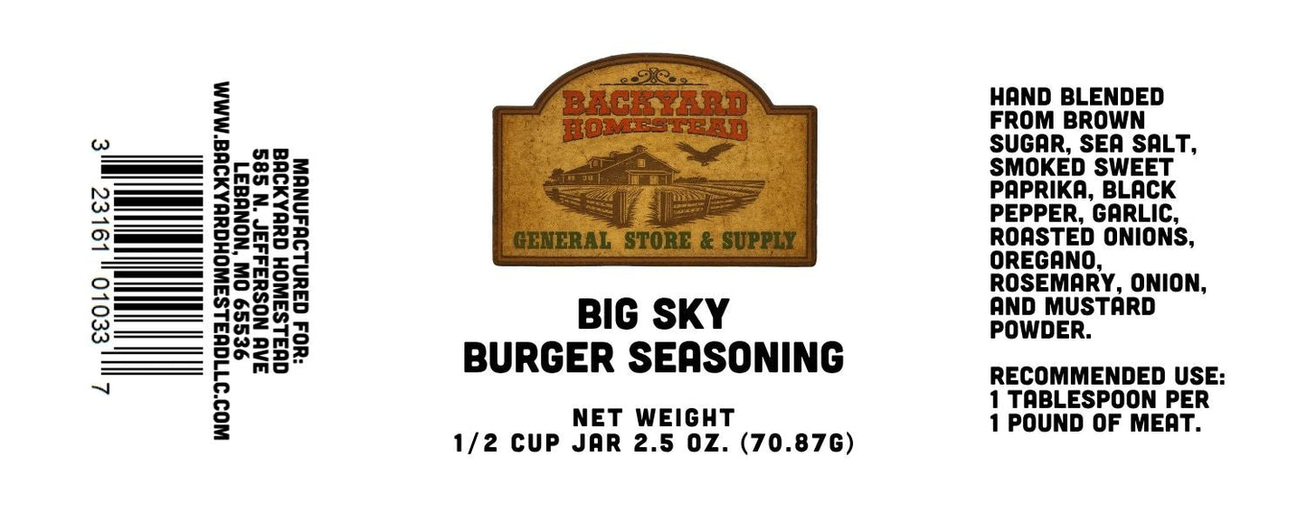 BYH Burger Seasonings