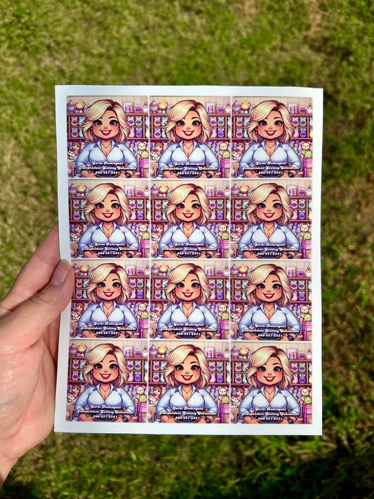 Custom Stickers Under 5 sheets!