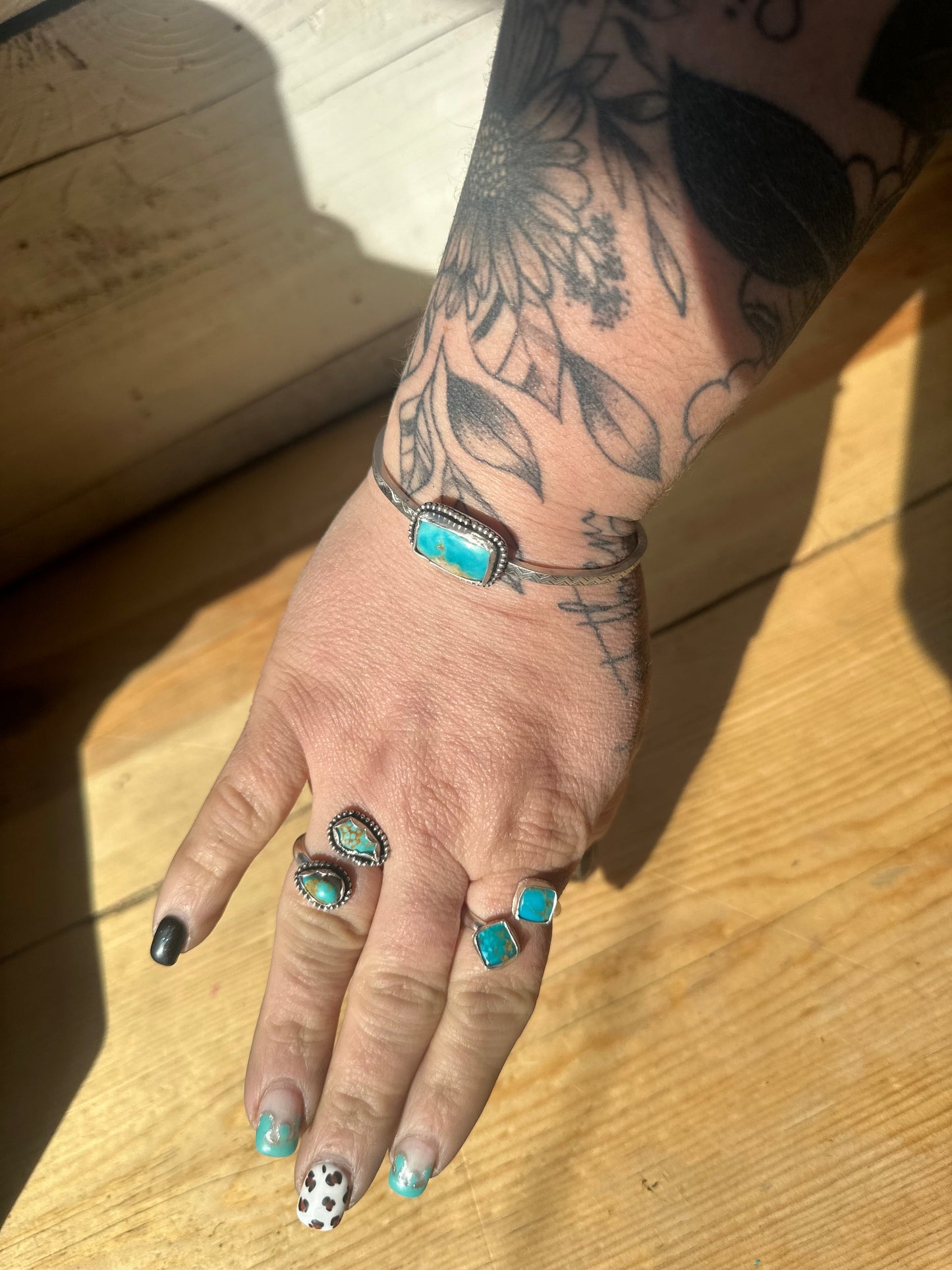 Pilot Mountain Turquoise cuff