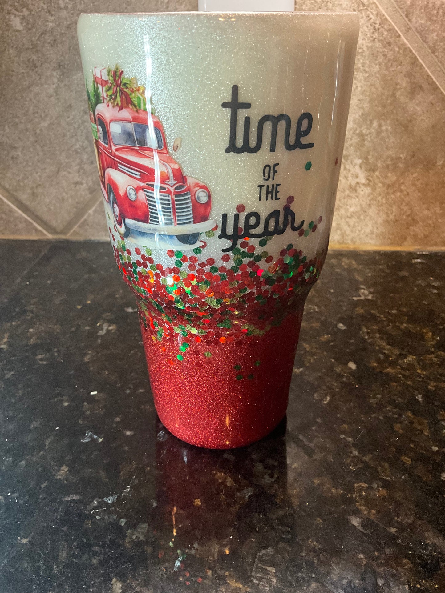 30 oz Modern Cuve Christmas