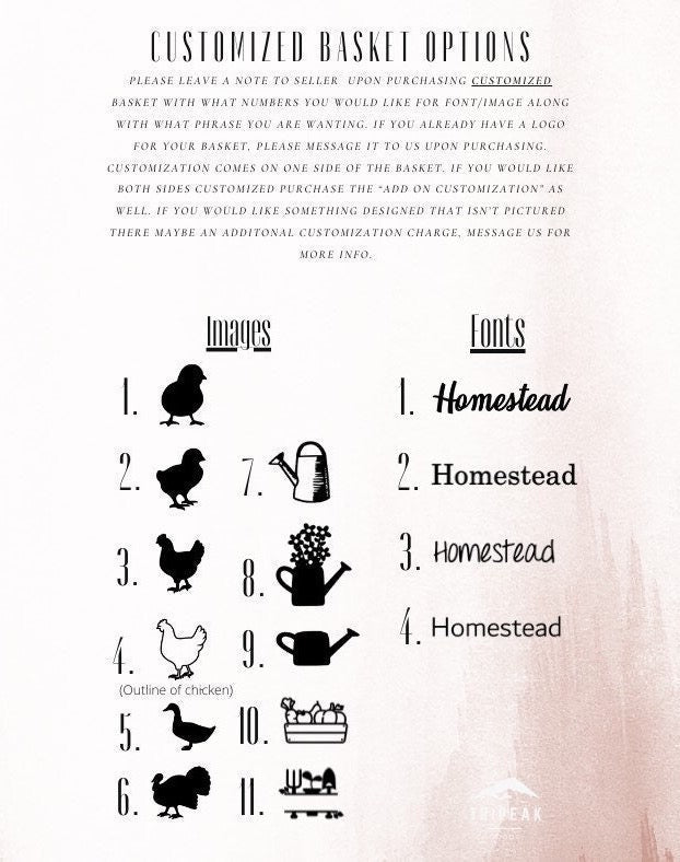 Egg Collection Basket | Fresh Egg Basket | Egg Collecting | Garden Harvest Basket | Garden Basket | Garden Hod | Produce Basket |