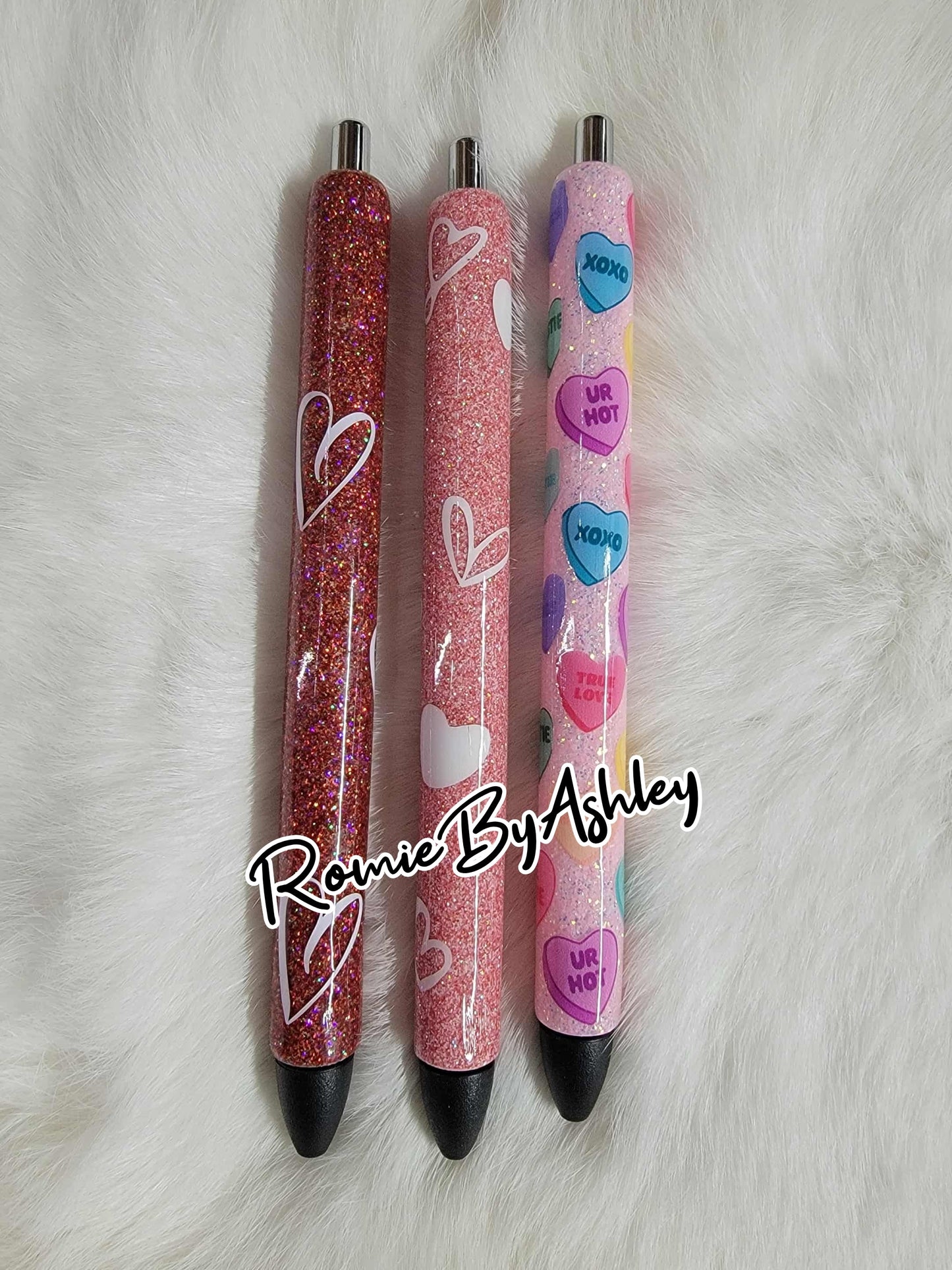 Custom glitter ink pen