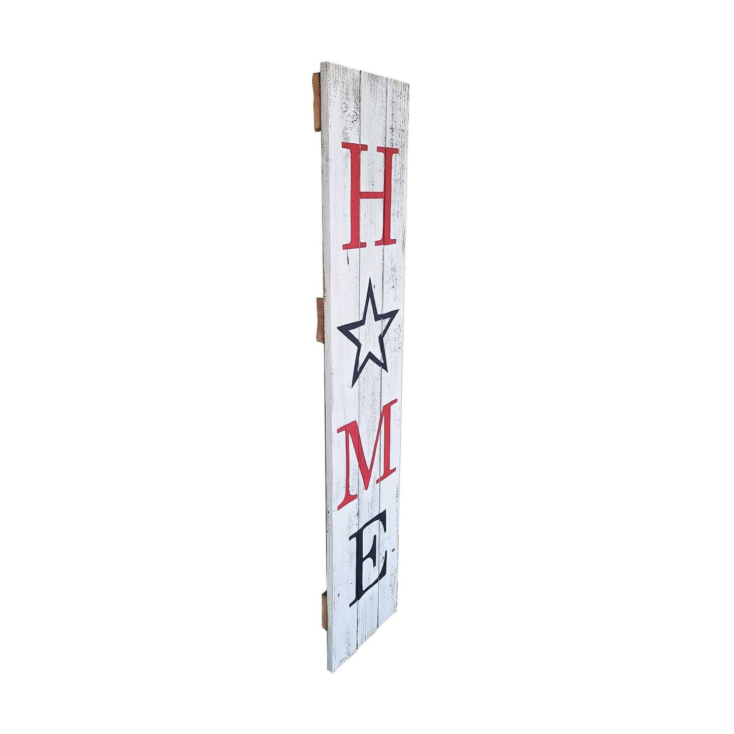 Rustic Hand-Painted Patriotic Wood Sign