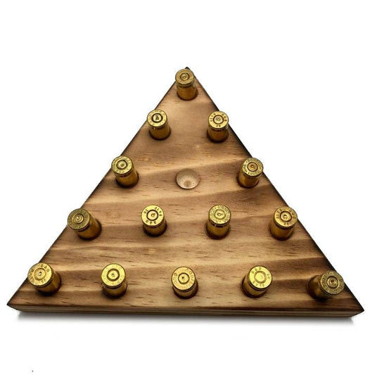 Triangle Peg Game, Cracker Barrel Brain Puzzle, Man Cave,