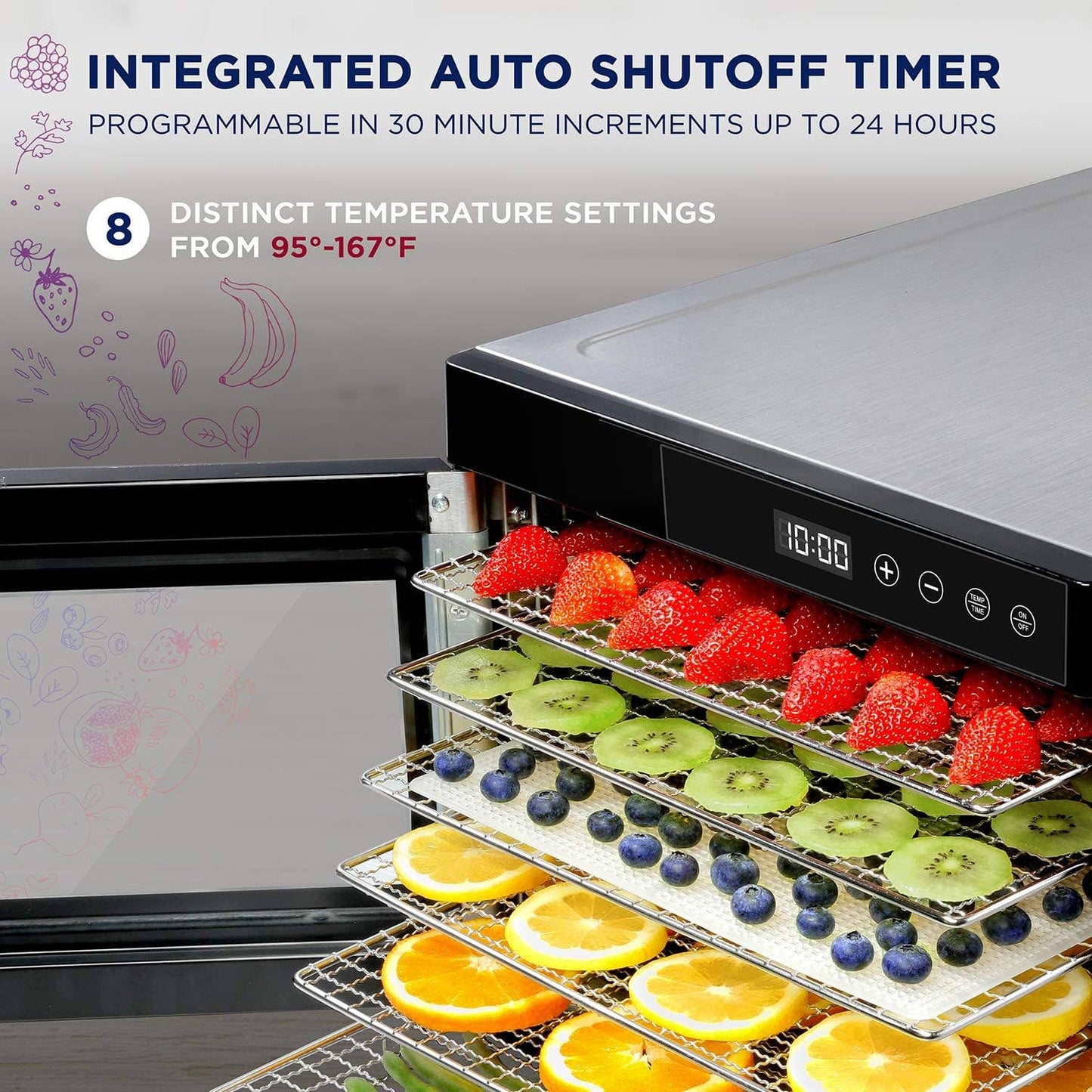 Stainless Steel Food Dehydrator