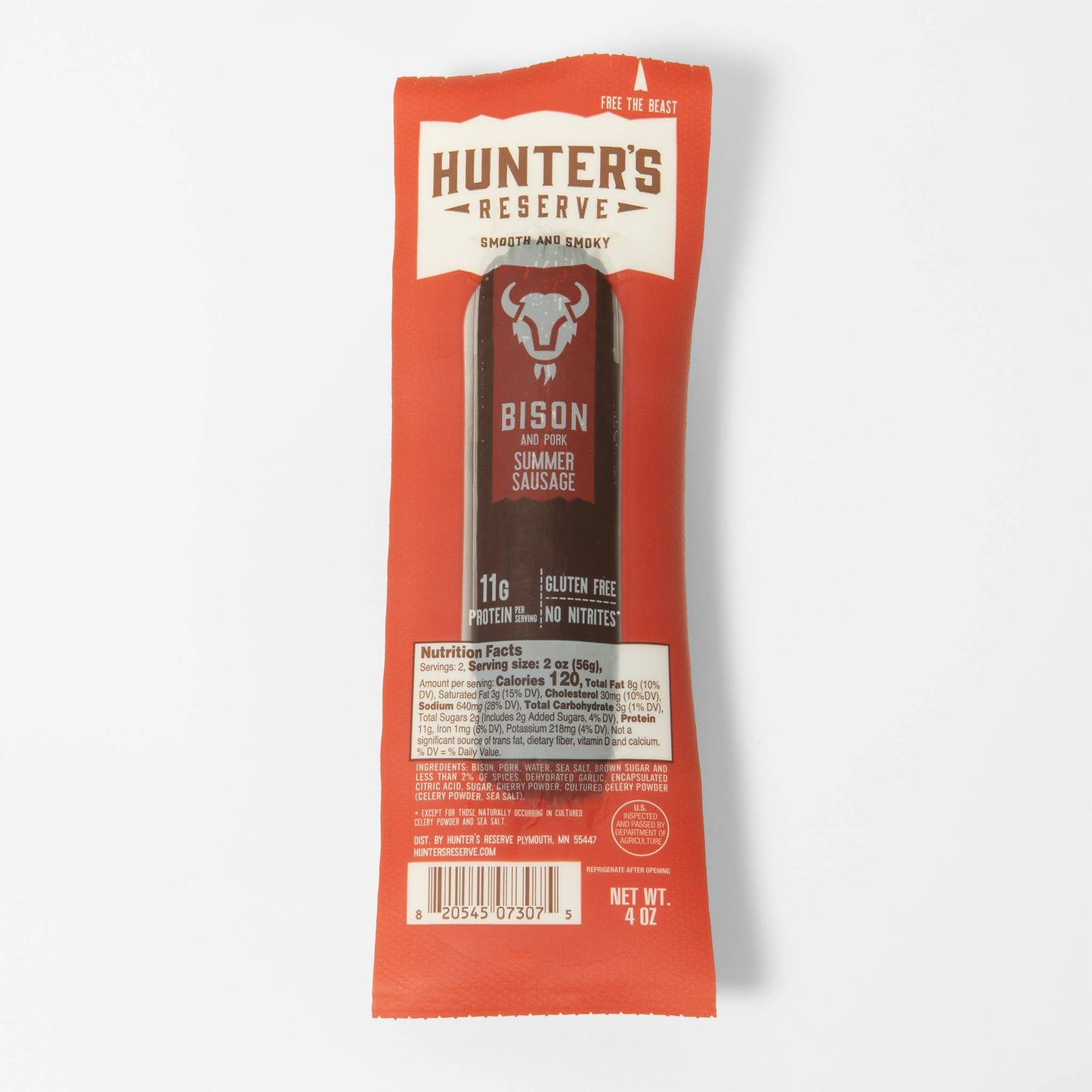 4oz Bison Summer Sausage