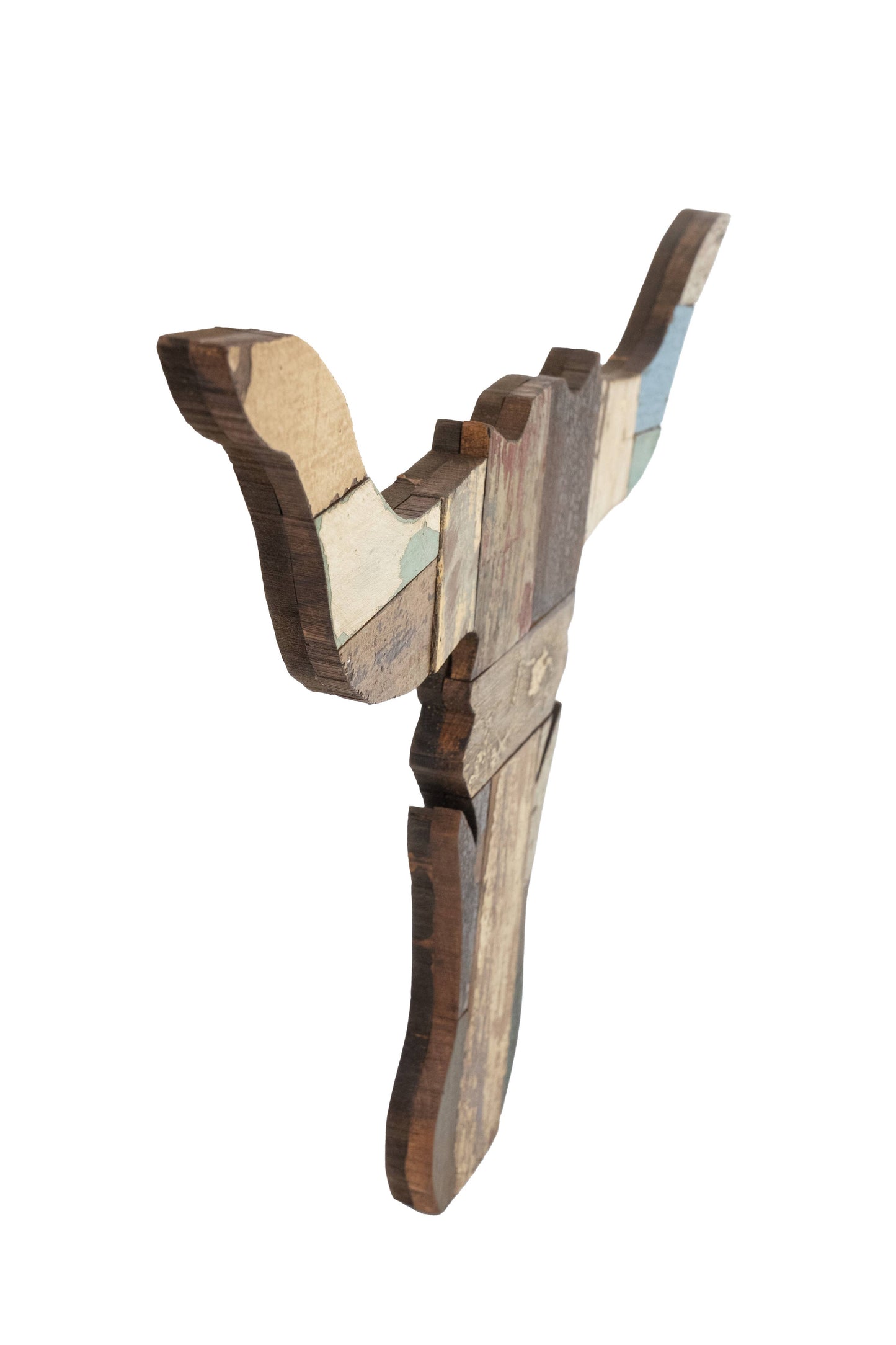 Reclaimed Wood Longhorn-Wall Decor