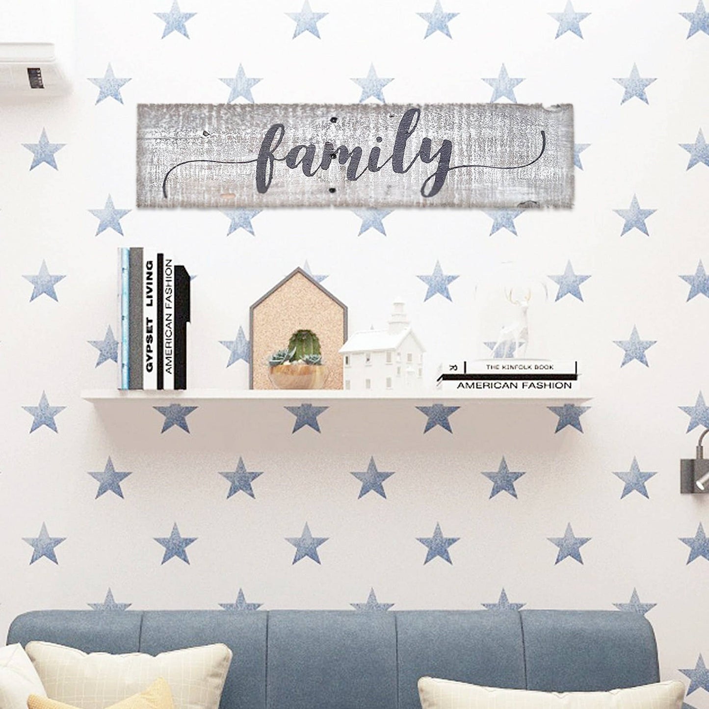 Rustic Family Farmhouse Decor Sign- 100% Reclaimed Wood