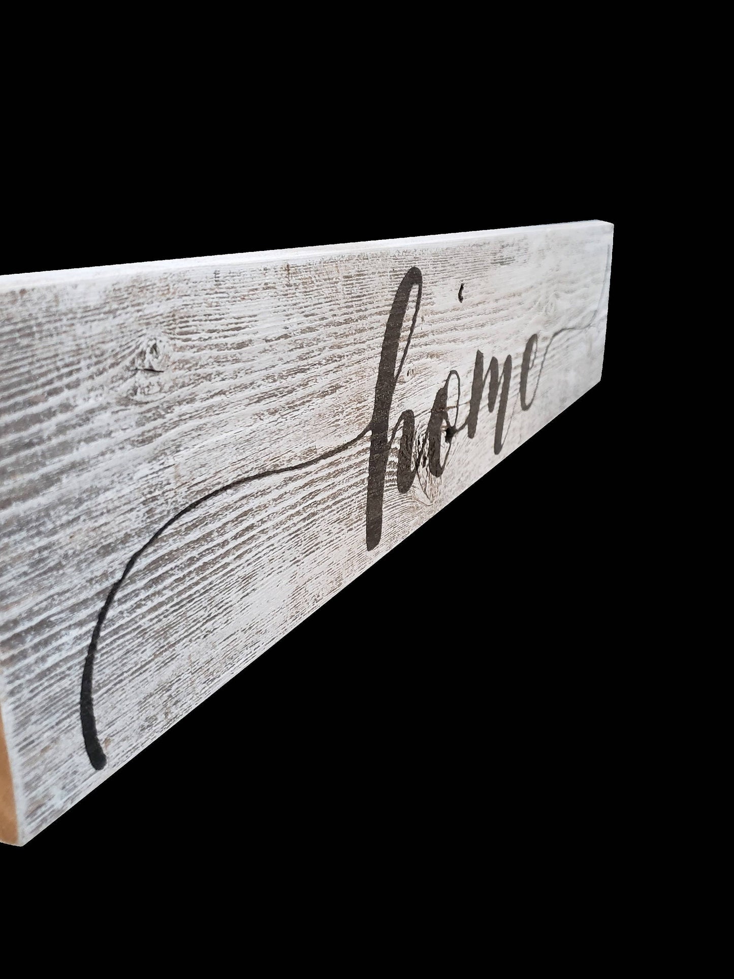 Home Sign Made From Rustic Reclaimed Wood - Farmhouse