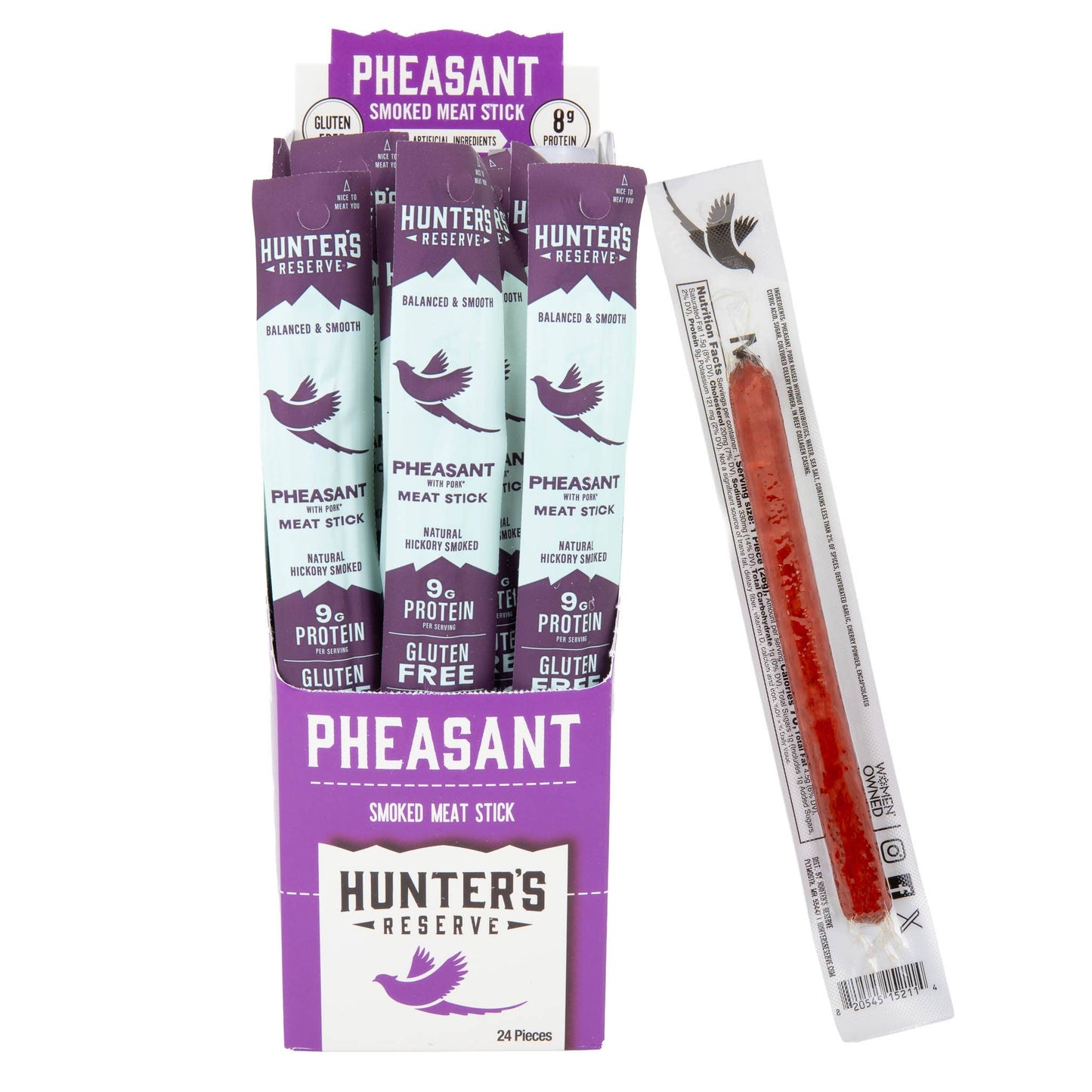 Pheasant Meat Sticks - 24 Pack