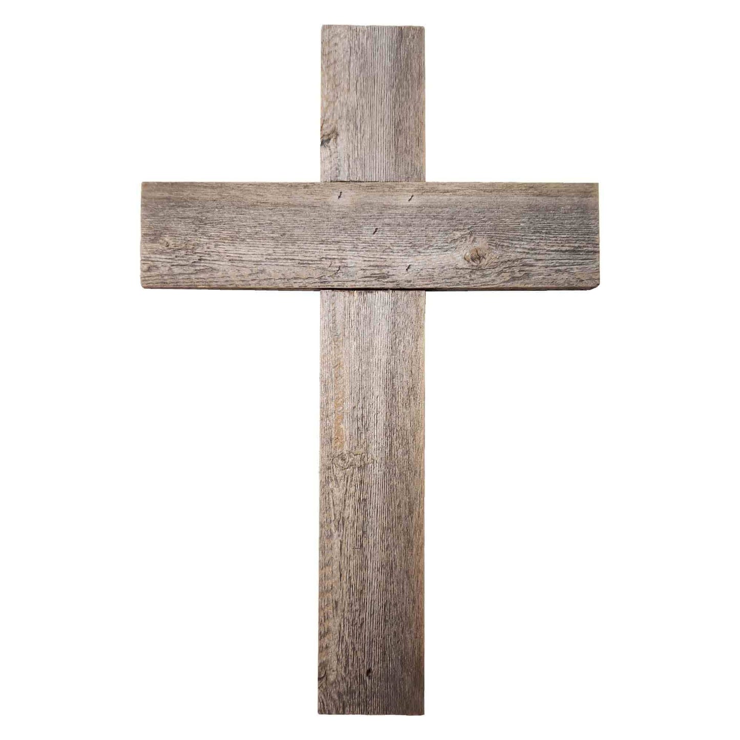 Rustic Reclaimed Wood Cross, Christian Home Decor (Large)