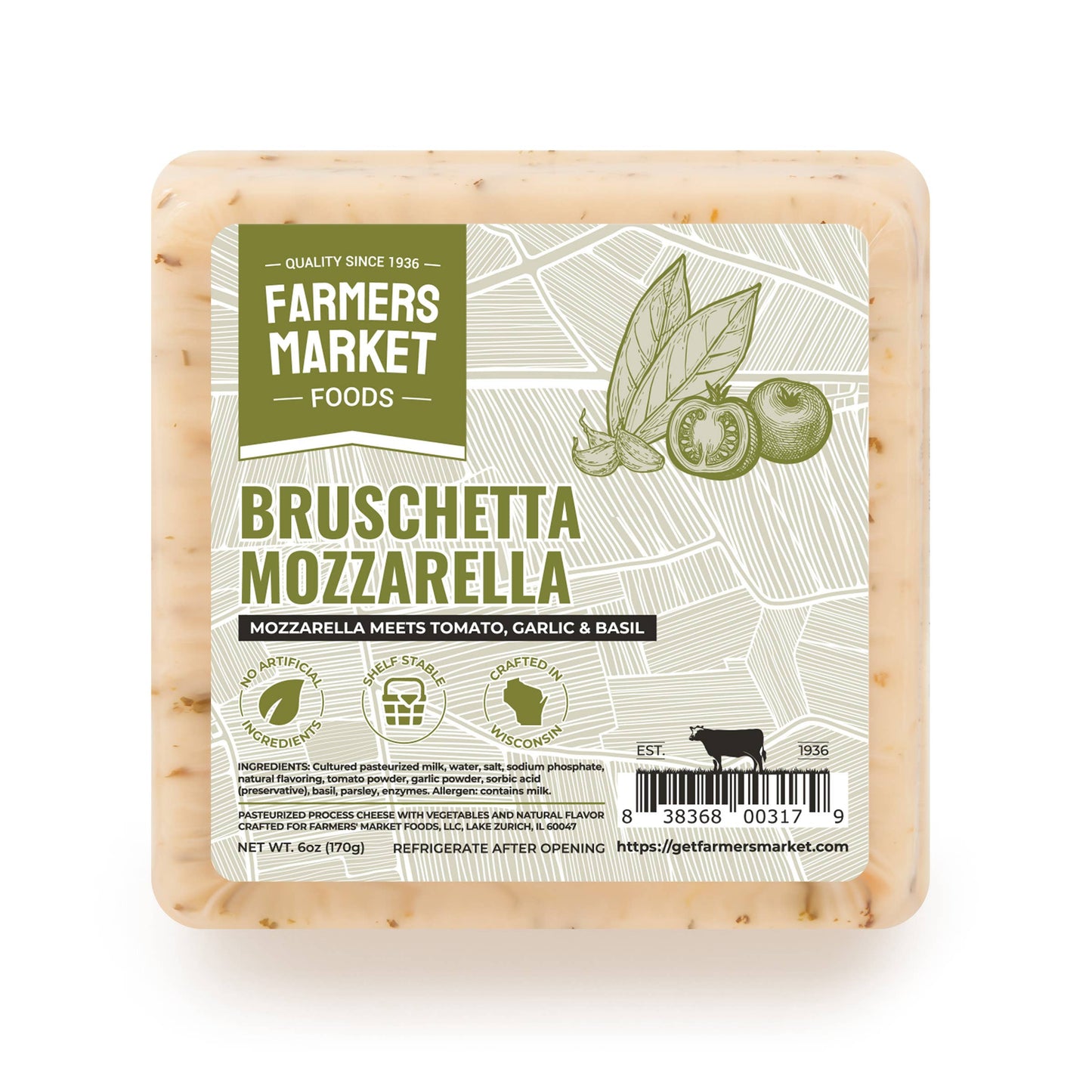 Bruschetta Mozzarella 6oz (Shelf Stable)