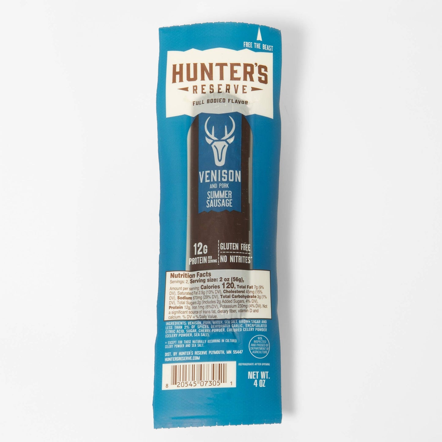 4oz Venison Summer Sausage