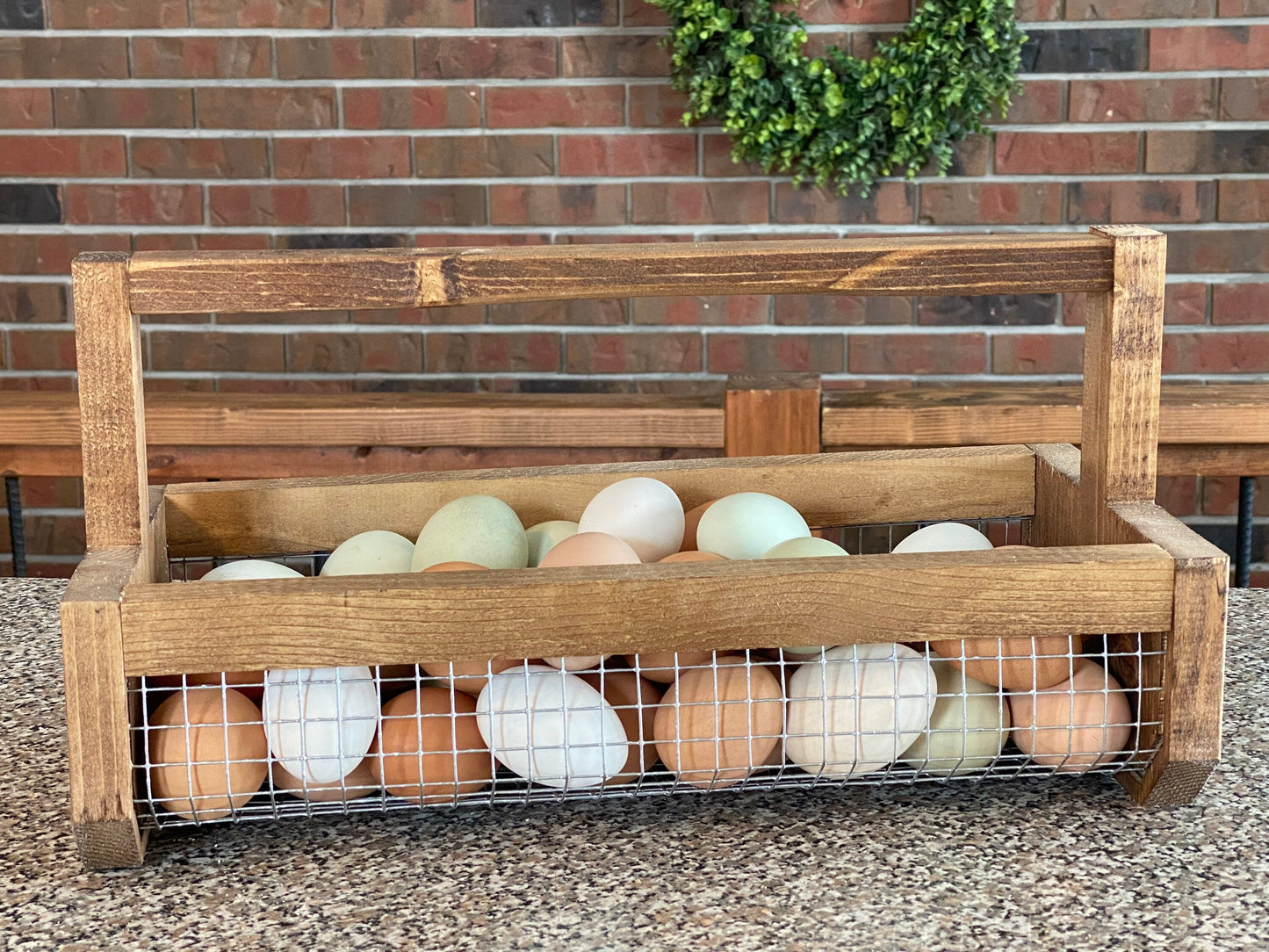 Egg Collection Basket | Fresh Egg Basket | Egg Collecting | Garden Harvest Basket | Garden Basket | Garden Hod | Produce Basket |