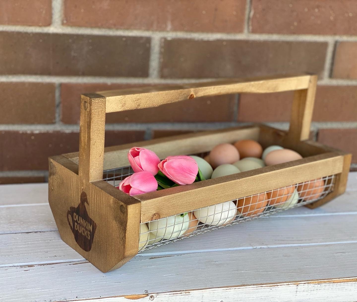 Egg Collection Basket | Fresh Egg Basket | Egg Collecting | Garden Harvest Basket | Garden Basket | Garden Hod | Produce Basket |