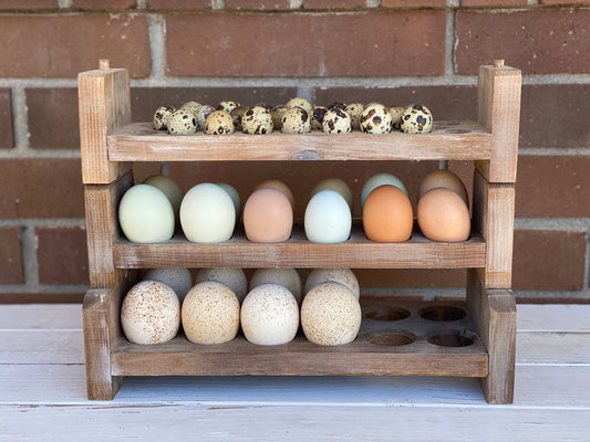 Stackable Wooden Egg Holder | Egg Storage | Quail Egg Holder | Duck Egg Holder | Stackable Egg Holder | Egg Counter Storage | Egg Rack |